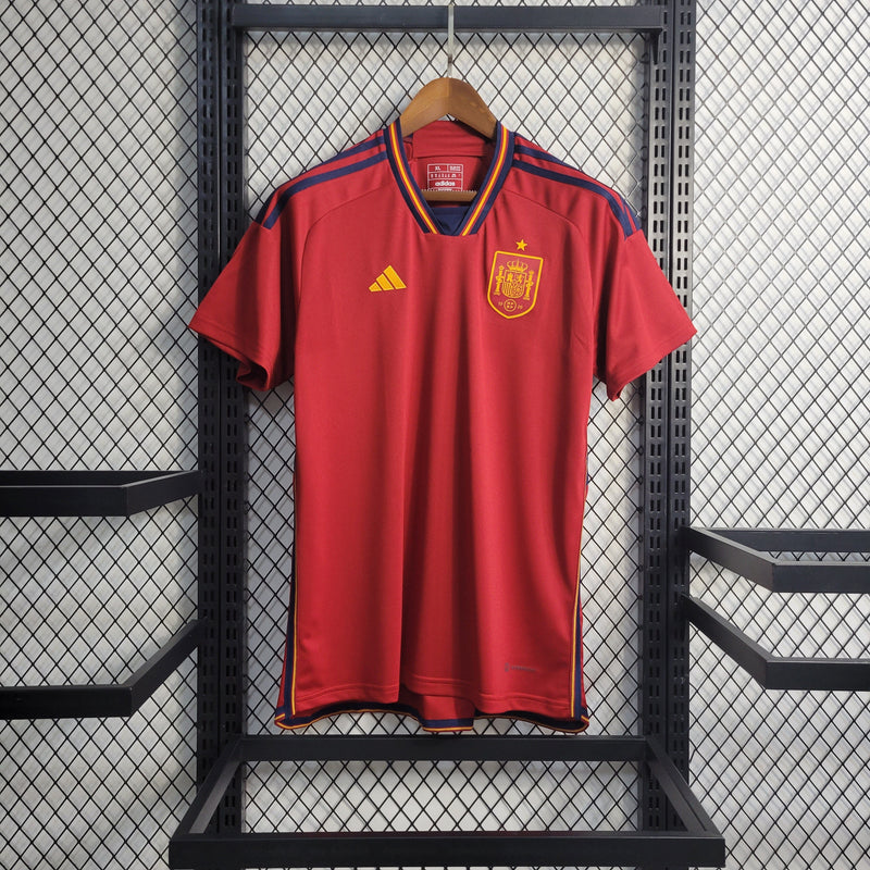Camisa Seleção | Espanha 2022/23 Torcedor Masculina Azul - Sport Premium