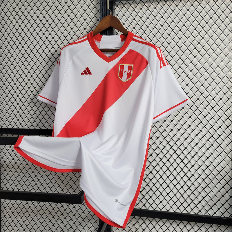 Camisa Seleção | Peru 2023/24 Torcedor Masculina Azul - Sport Premium