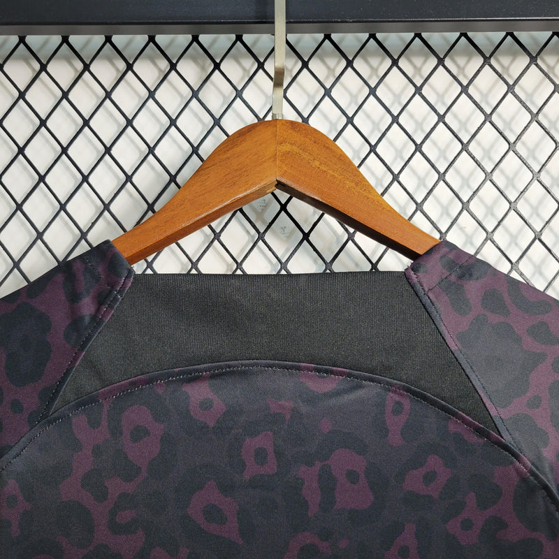 Camisa Brasil Não ao Racismo 2022/23 Torcedor Masculina Preta e Amarela - Sport Premium