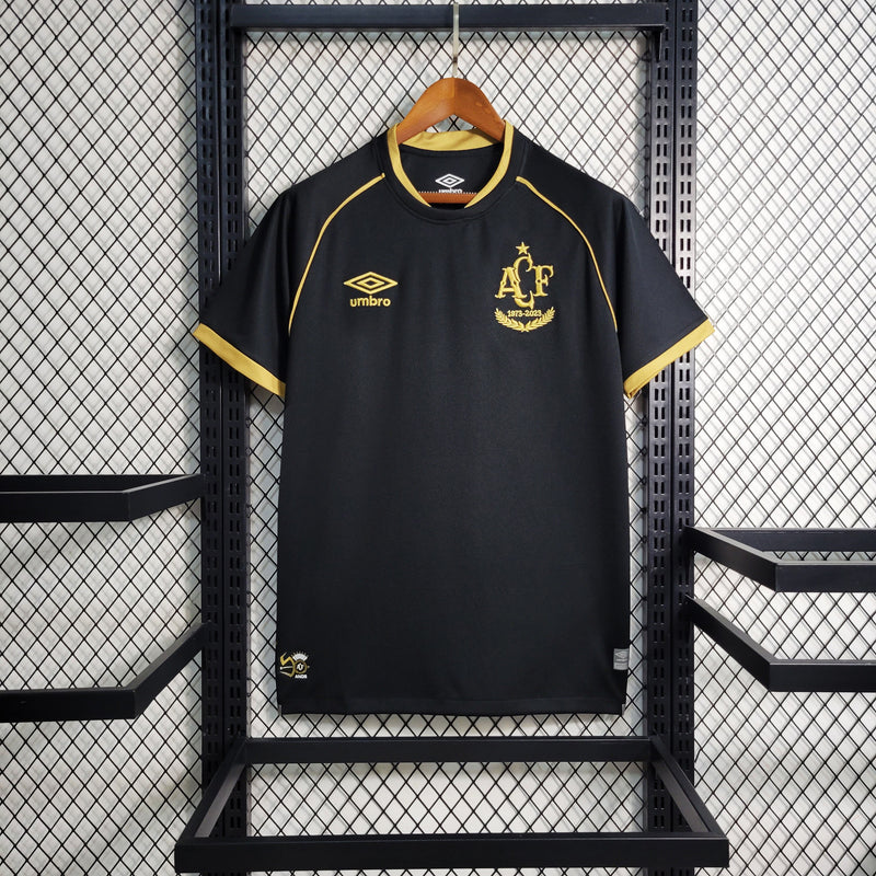 Camisa Chapecoense 50° Aniversário 2023/24 Torcedor Masculina Preta e Dourada - Sport Premium