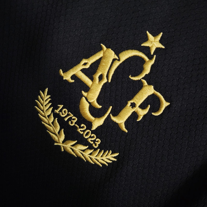 Camisa Chapecoense 50° Aniversário 2023/24 Torcedor Masculina Preta e Dourada - Sport Premium