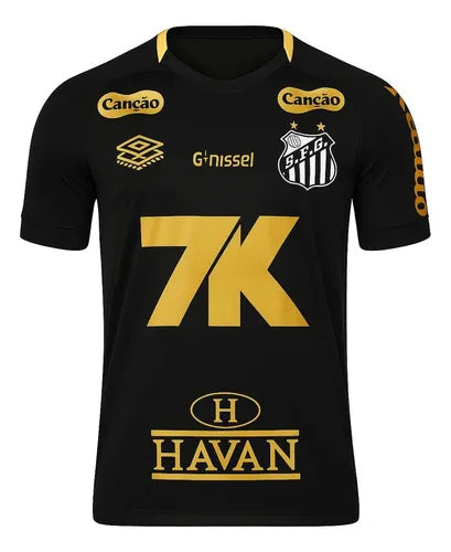 Camisa De Treino Oficial Santos 25/26 Umbro Com Patrocinio