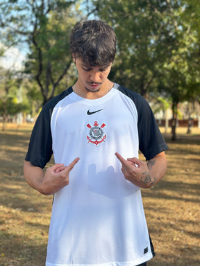Camisa Nike Corinthians I 2025 - Preta e Branca - Masculina