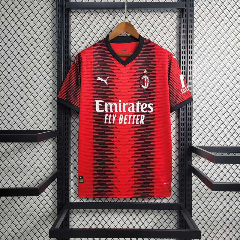 Camisa AC Milan Home 2023/24 Torcedor Masculina - Sport Premium