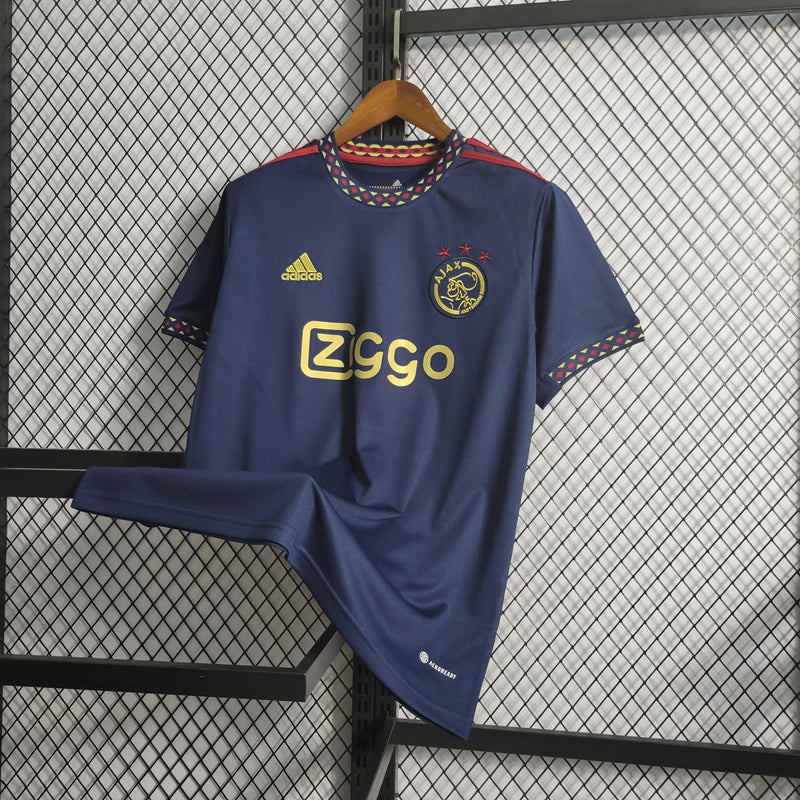 Camisa Ajax Away 2022/23 Torcedor Masculina Azul - Sport Premium