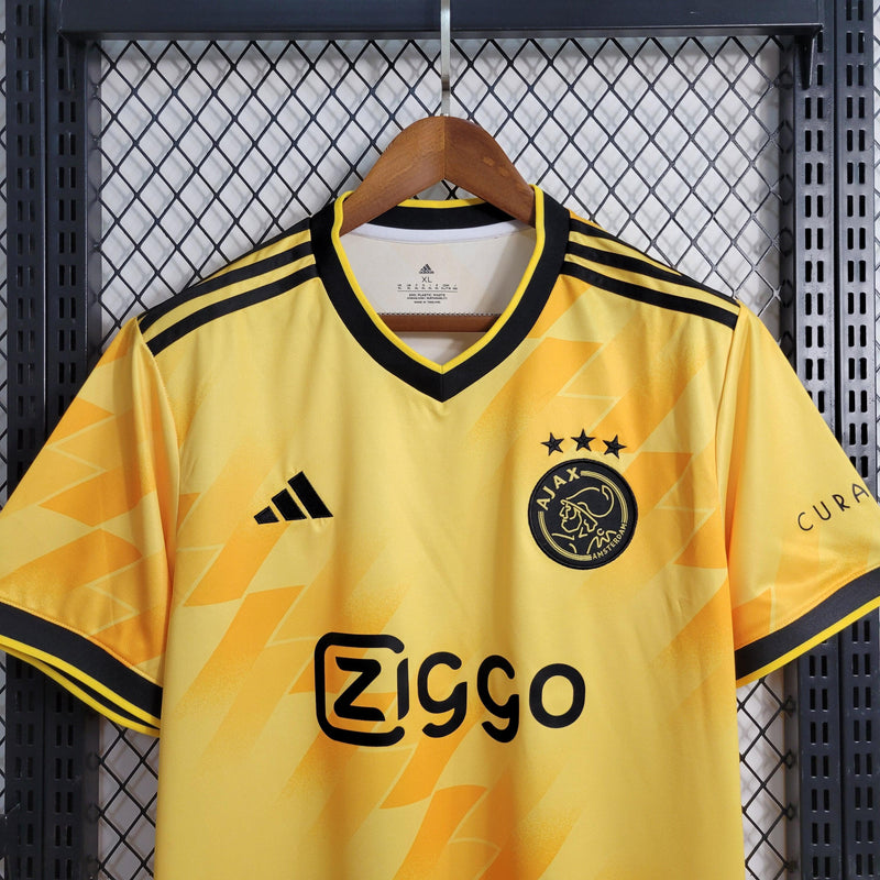 Camisa Ajax Yellow Home 2023/24 Torcedor Masculina - Sport Premium