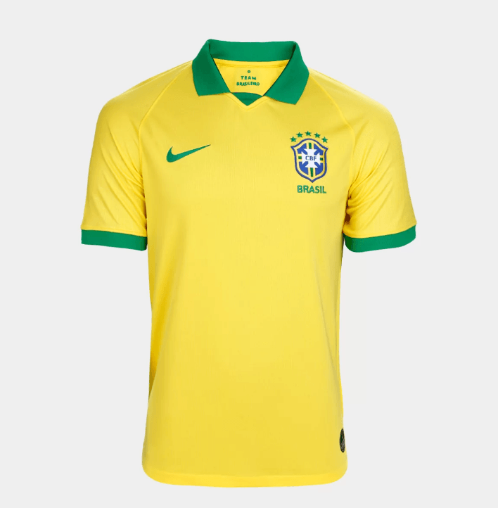 Camisa do Brasil Polo Amarela 1 19