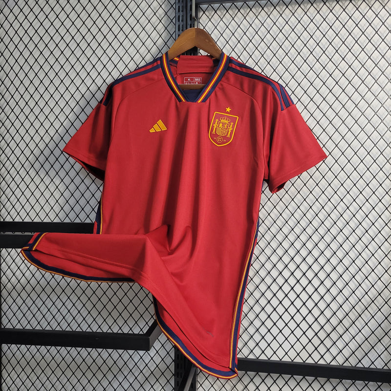 Camisa Seleção | Espanha 2022/23 Torcedor Masculina Azul - Sport Premium