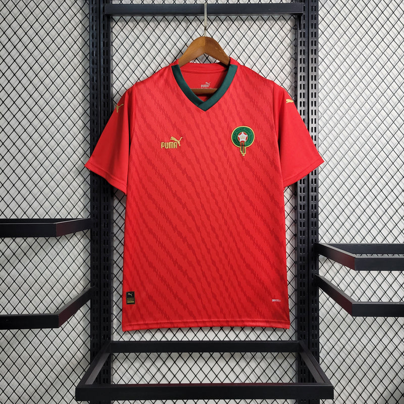 Camisa Seleção | Morocco 2023/24 Torcedor Masculina Azul - Sport Premium
