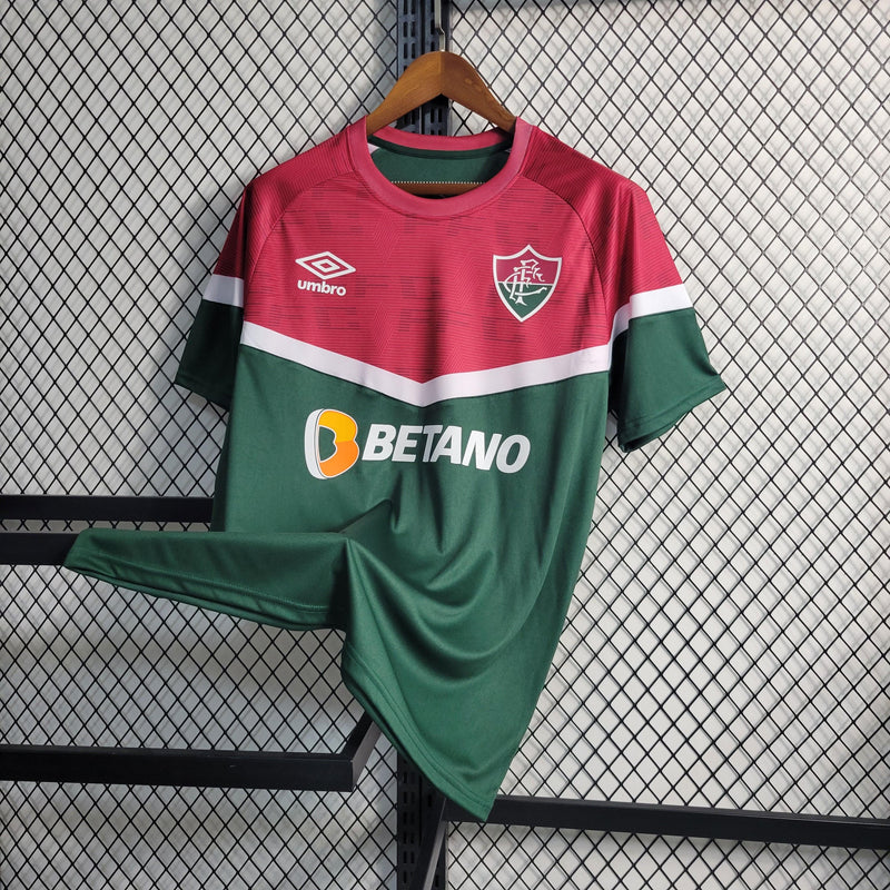 Camisa Fluminense Treino 2023/24 Torcedor Masculina Verde e Roxa - Sport Premium