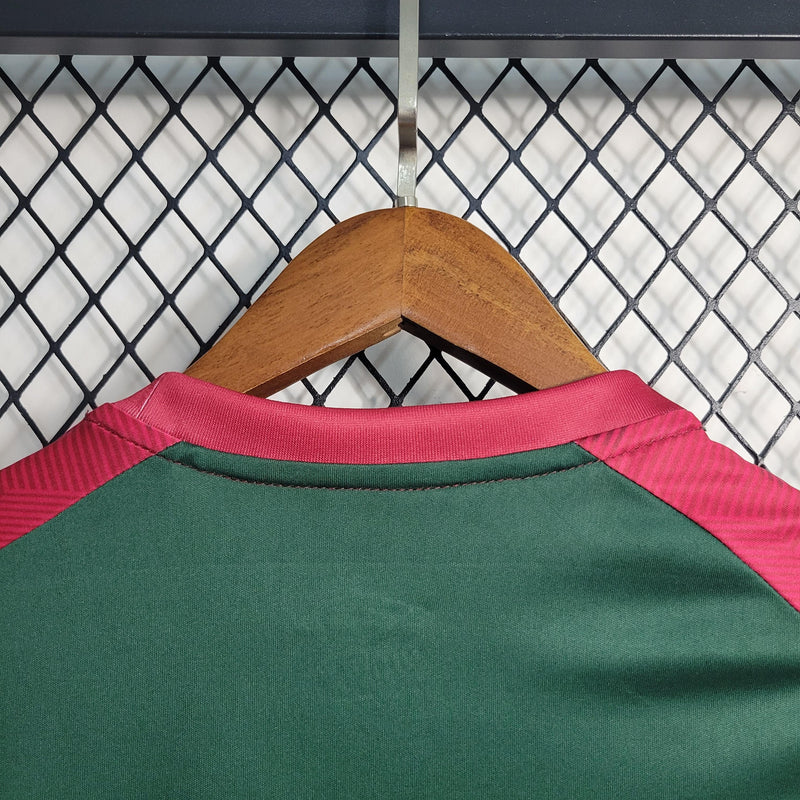 Camisa Fluminense Treino 2023/24 Torcedor Masculina Verde e Roxa - Sport Premium