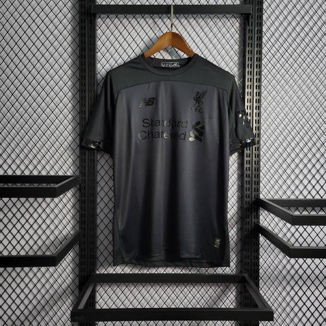 Camisa Liverpool Blackout 2019/20 Torcedor Masculina Preta - Sport Premium