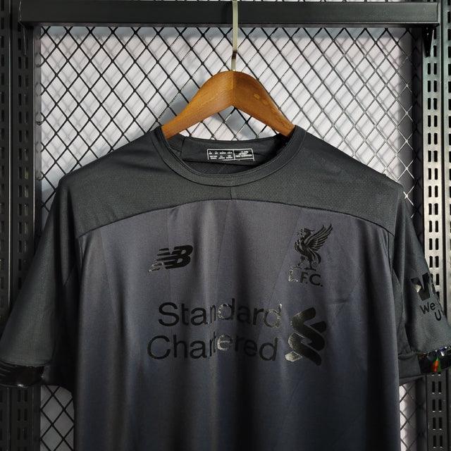 Camisa Liverpool Blackout 2019/20 Torcedor Masculina Preta - Sport Premium