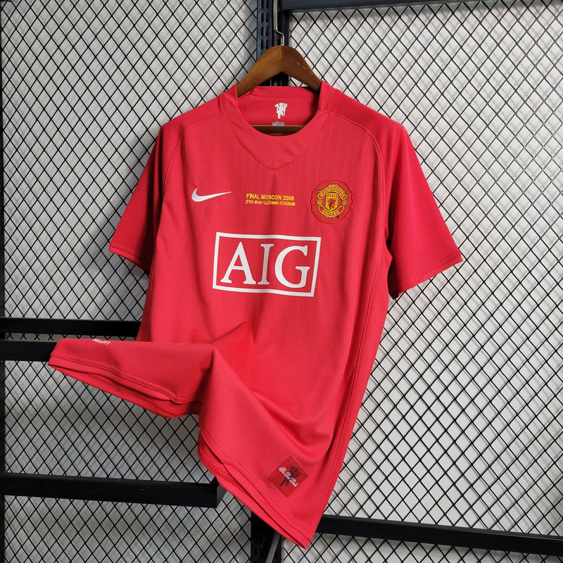 Camisa Retrô Manchester United 2007/08 Torcedor Masculina - Sport Premium