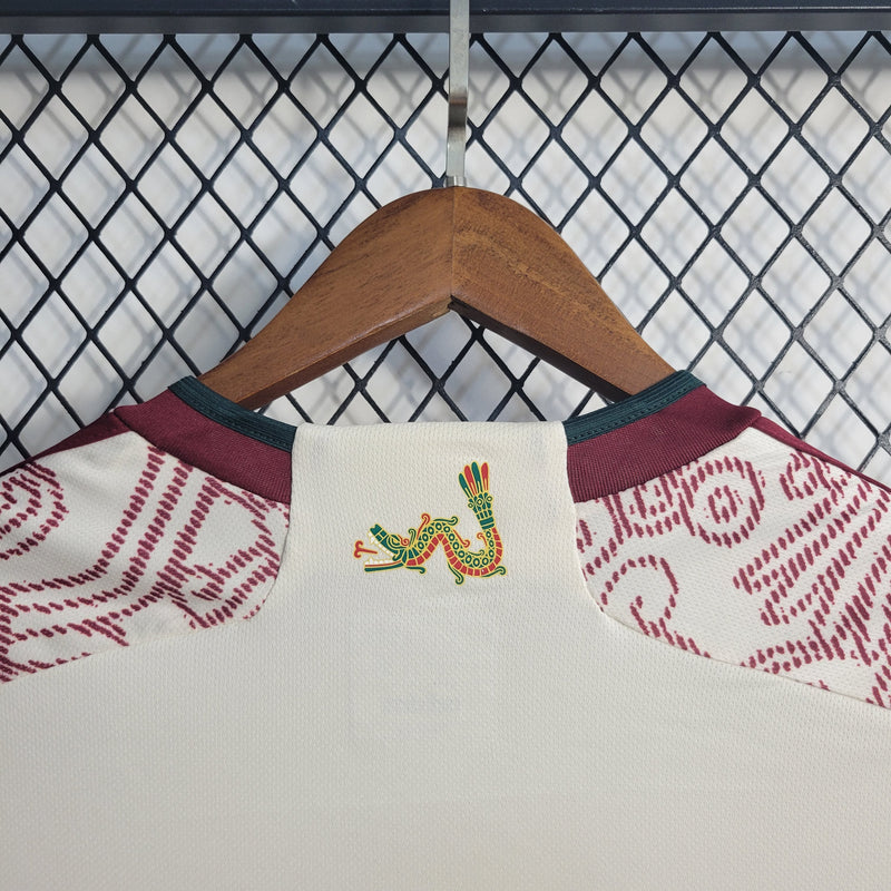 Camisa México Away 2022/23 Torcedor Masculina Vermelha e Branca - Sport Premium