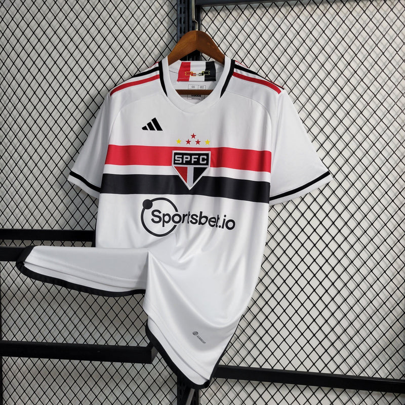 Camisa São Paulo Home 2023/24 Torcedor Masculina - Sport Premium